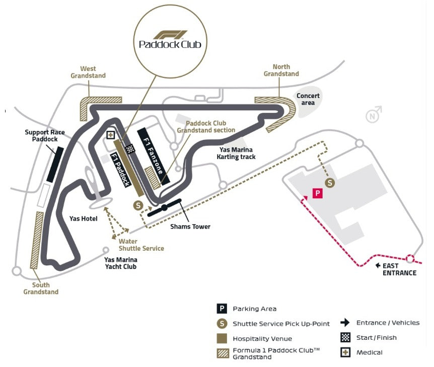 F1 Abu Dhabi - 3-Day West Grandstand Club